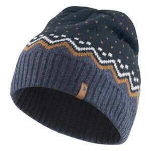 Fjallraven Ovik Knit Wool Beanie in Blue - O/S, Unisex